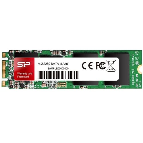 Внутренний SSD  Silicon Power  256GB  A55, SATA-III, R/W - 560/530 MB/s, (M.2), 2280, TLC