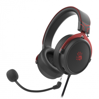 Игровая гарнитура A4TECH Bloody M590i Sports 1м мониторные USB оголовье (M590I SPORTS RED), красный/