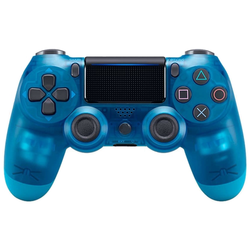 Джойстик PS4 Dual Shock Wireless Crystal Blue v2