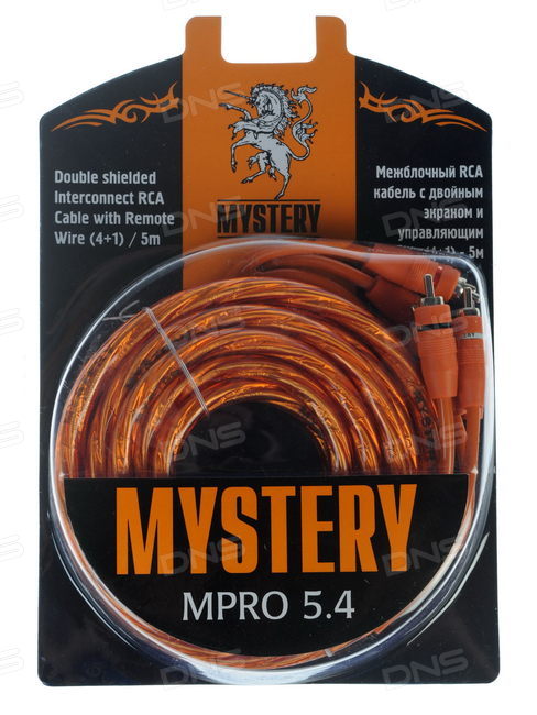 MYSTERY MPRO 5.4 RCA-кабель 5 м дв экр 4-х кан