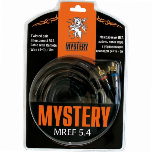 MYSTERY MREF 5.4 RCA-кабель 5 м дв экр 4-х кан