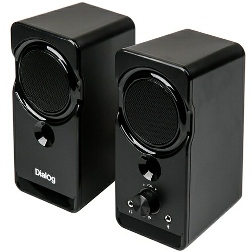 Колонки Dialog Stride AST-22UP, черные, 2.0, 8W RMS, Phone Out, Mic In, питание от USB (1/20)