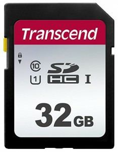 SDHC  32GB  Transcend 300S UHS-I U1