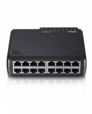 Коммутатор NETIS ST3116P 16x100Mb неуправляемый (1/20)