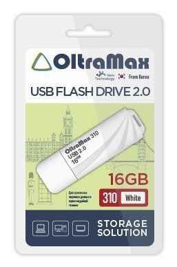 USB  16GB  OltraMax  310  белый