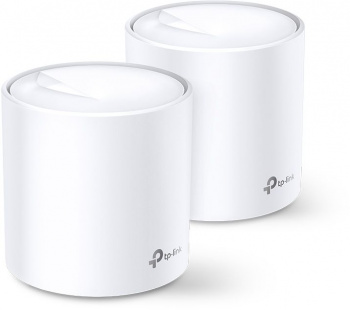 Mesh-комплект TP-LINK Deco X60(2-Pack), бесшовный, Whole Home Mesh Wi-Fi 6 System 10/100/1000BASE-TX