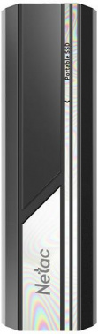 Внешний SSD  Netac   500 GB  ZX10 USB-C чёрный/серебро, USB 3.2