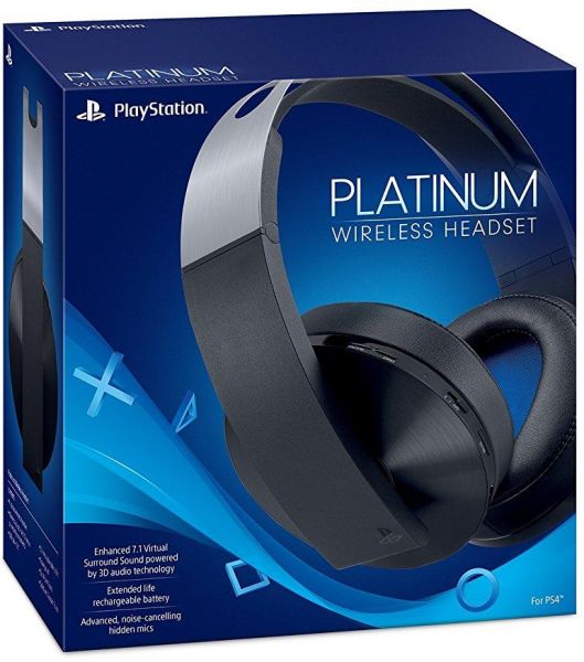 Наушники PS4 Sony Wireless Platinum Headset