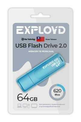 USB  64GB  Exployd  620  синий