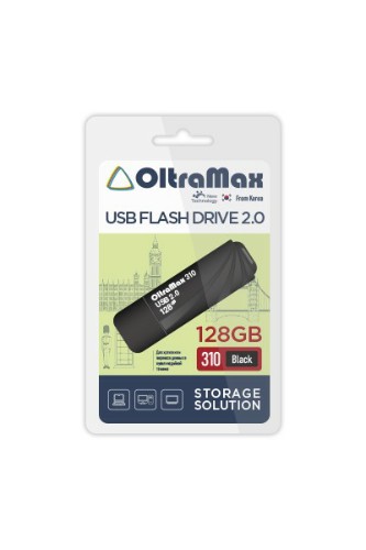 USB  128GB  OltraMax  310  чёрный