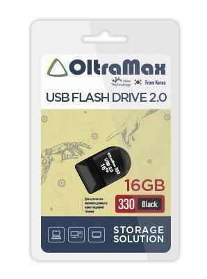 USB  16GB  OltraMax  330  чёрный