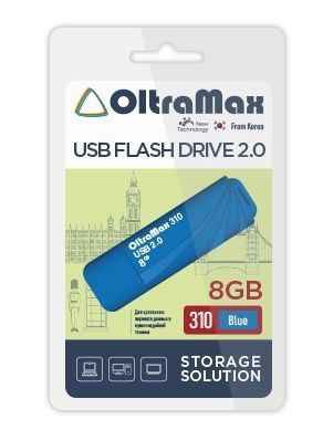 USB  8GB  OltraMax  310  синий