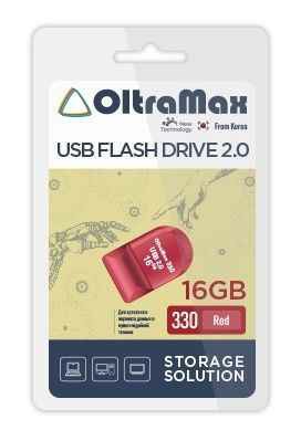 USB  16GB  OltraMax  330  красный