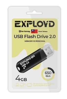 USB  4GB  Exployd  650  чёрный