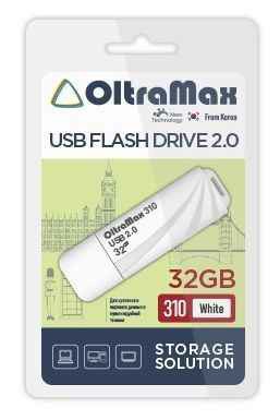 USB  32GB  OltraMax  310  белый