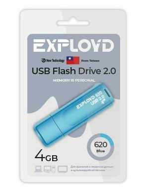 USB  4GB  Exployd  620  синий