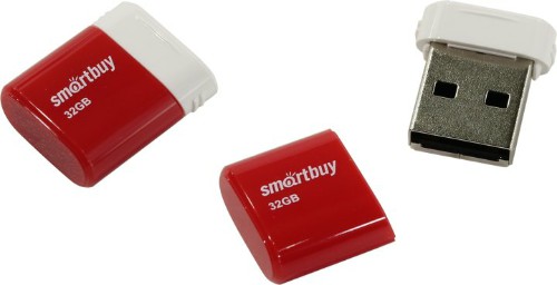 USB  32GB  Smart Buy  Lara  красный