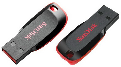 USB  8GB  SanDisk  Cruzer Blade Blister Version