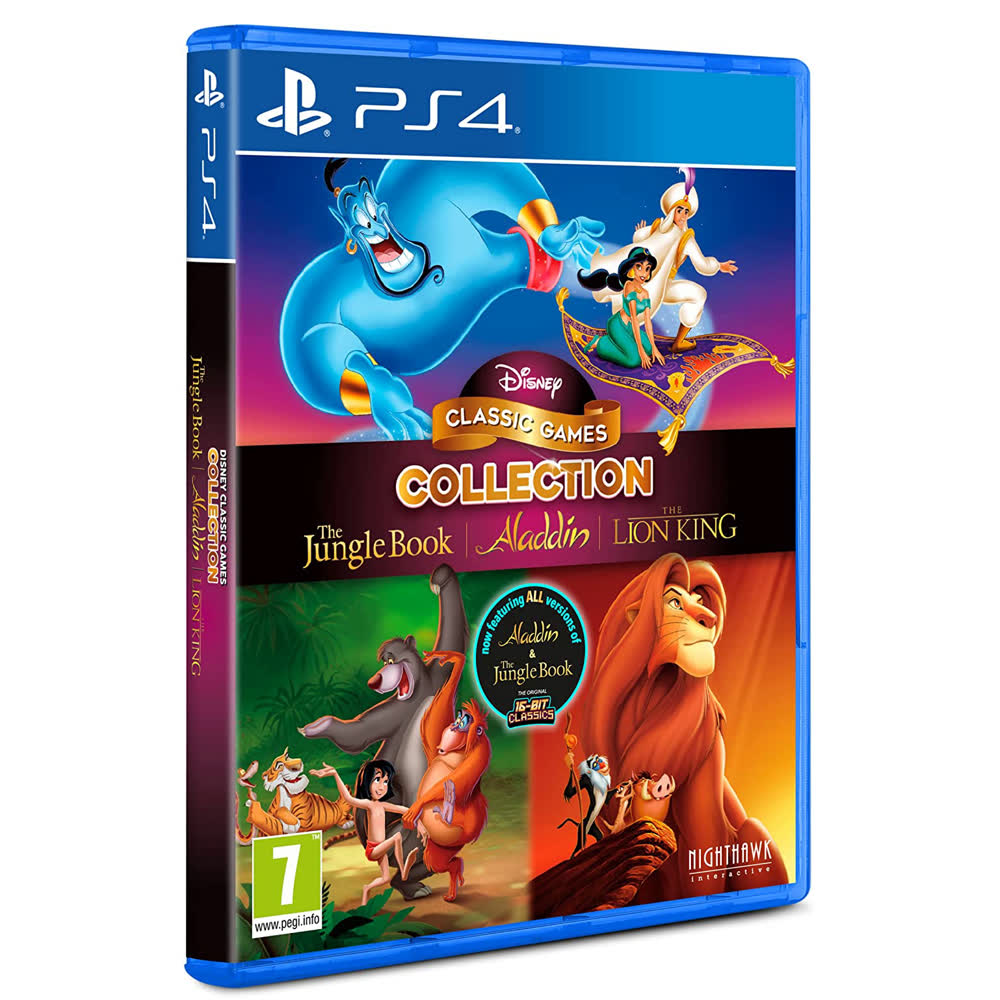 Disney Classic Games: The Jungle Book, Aladdin & The Lion King [PS4, английская версия]