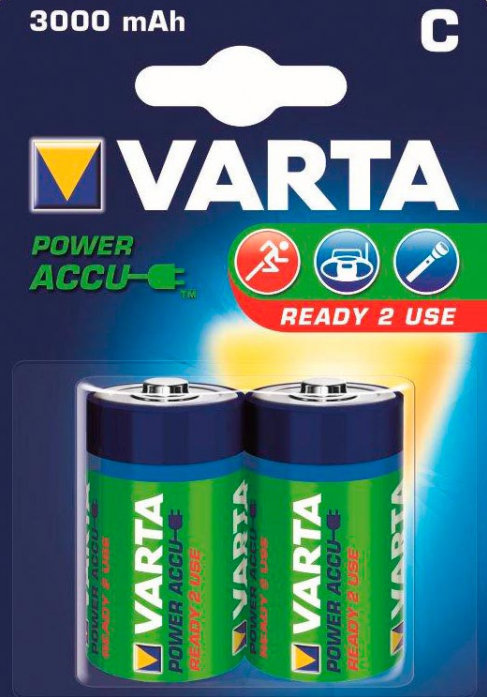 Аккумулятор VARTA R14 R2U (3000 mAh) (2 бл)  (2/20/200)