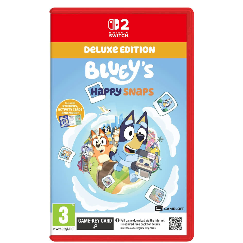 Bluey's Happy Snaps - Deluxe Edition (Game-Key Card) [Switch 2, английская версия]