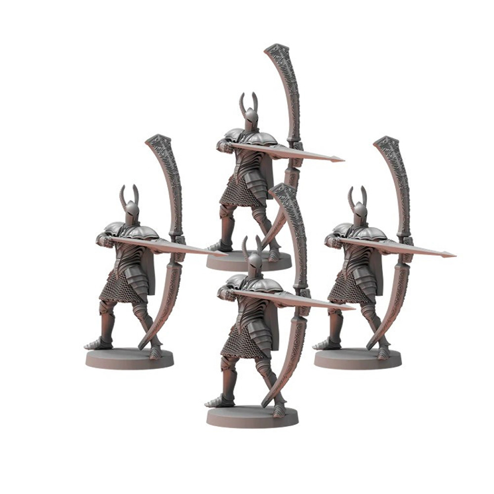 Миниатюра Steamforged Games - Dark Souls RPG Mini Wave 1 No 2 – Silver Knight Greatbowmen