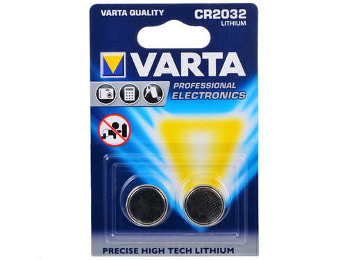 Элемент питания VARTA  CR 2032 Electronics (2 бл)  (2/20/100)