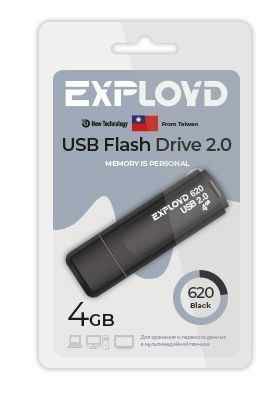 USB  4GB  Exployd  620  чёрный