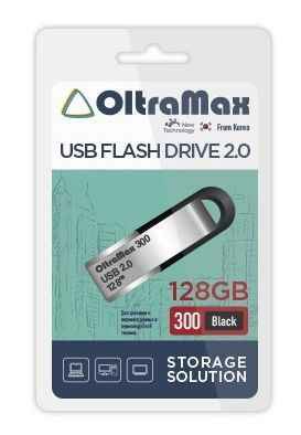 USB  128GB  OltraMax  300  чёрный