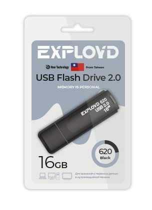 USB  16GB  Exployd  620  чёрный
