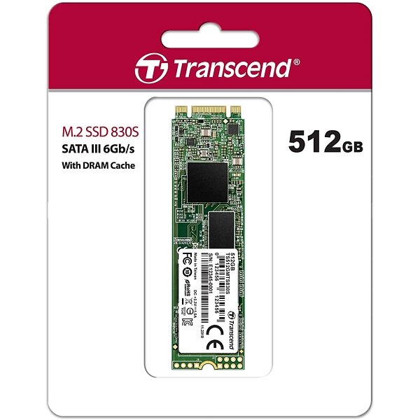 Внутренний SSD  Transcend  512GB  830S, SATA-III R/W - 560/520 MB/s, (M.2), 2280, 3D NAND