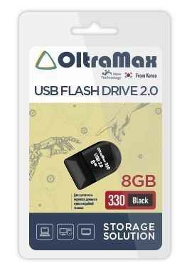 USB  8GB  OltraMax  330  чёрный