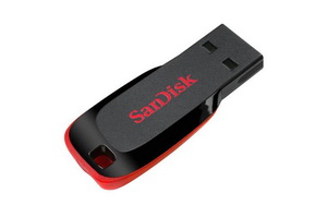 USB  32GB  SanDisk  Cruzer Blade  чёрный