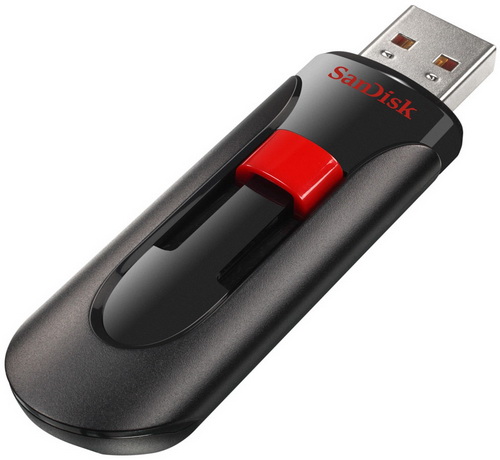USB  32GB  SanDisk  Cruzer Glide  чёрный