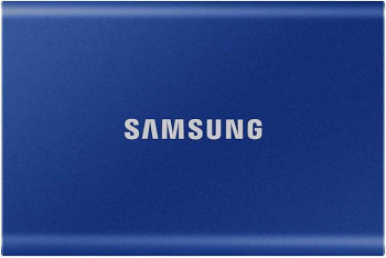 Внешний SSD  Samsung   500 GB  T7 Touch, синий, 1.8", USB Type-C, USB 3.1