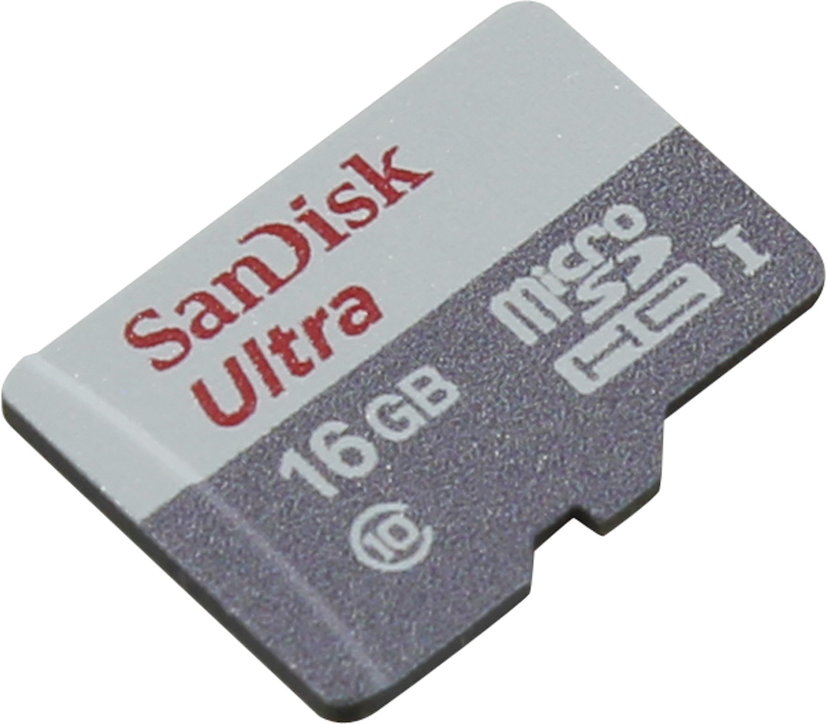 MicroSD  16GB  SanDisk Class 10 Ultra Android UHS-I (100 Mb/s) без адаптера