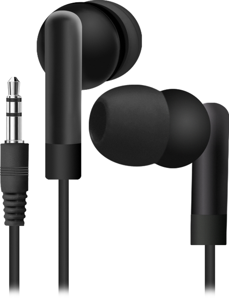 Наушники внутриканальные DEFENDER Basic 210 кабель 1.2 м, черные (1/50/200)