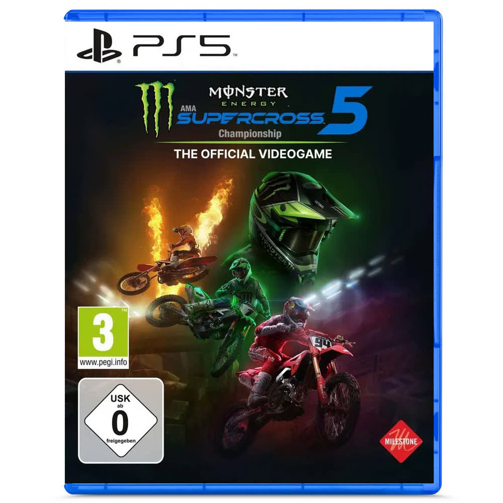 Monster Energy Supercross 5 - The Official Videogame [PS5, английская версия]