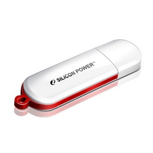 USB  8GB  Silicon Power  LuxMini 320  белый