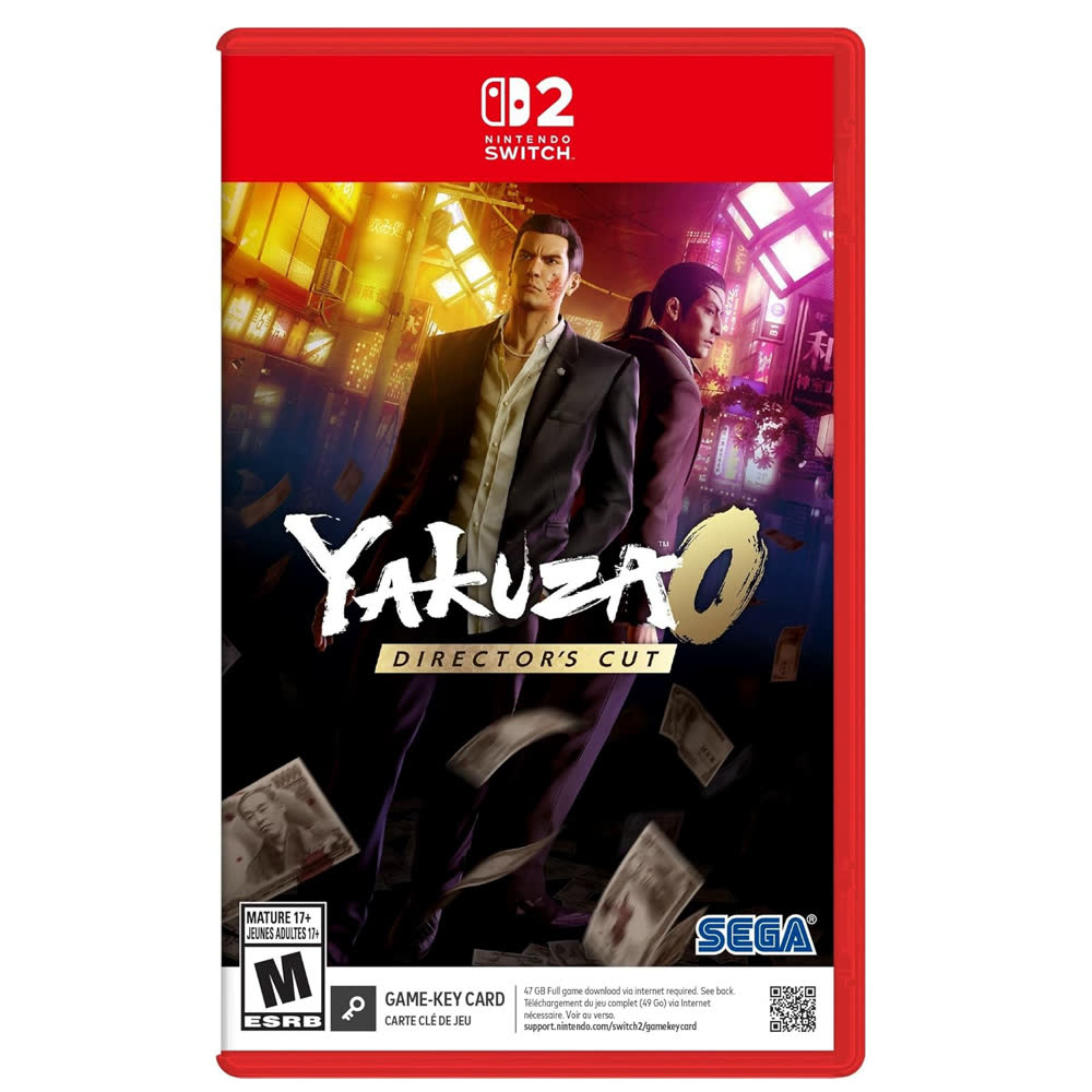 Yakuza 0: Director’s Cut (Game-Key Card) [Switch 2, английская версия]