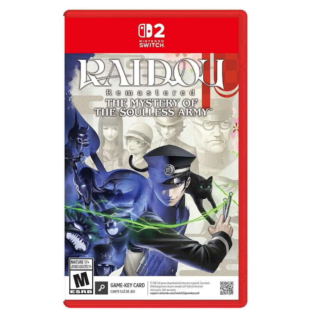 RAIDOU Remastered: The Mystery of the Soulless Army (Game-Key Card) [Switch 2, английская версия]