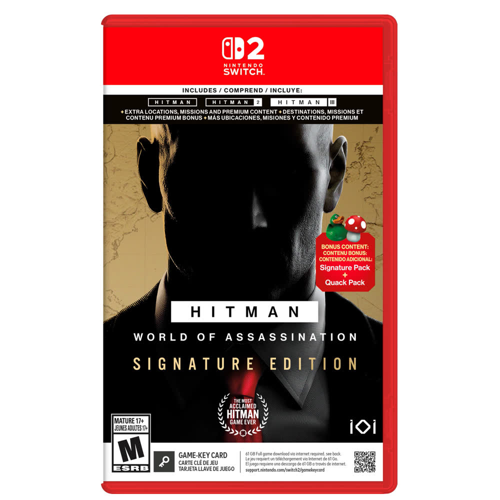 Hitman: World of Assassination - Signature Edition (Game-Key Card) [Switch 2, русские субтитры]