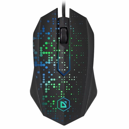 Мышь проводная игровая DEFENDER Event MB-754, USB, подсветка, 3 кнопки, 1000 dpi, черный (1/60)