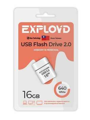 USB  16GB  Exployd  640  белый