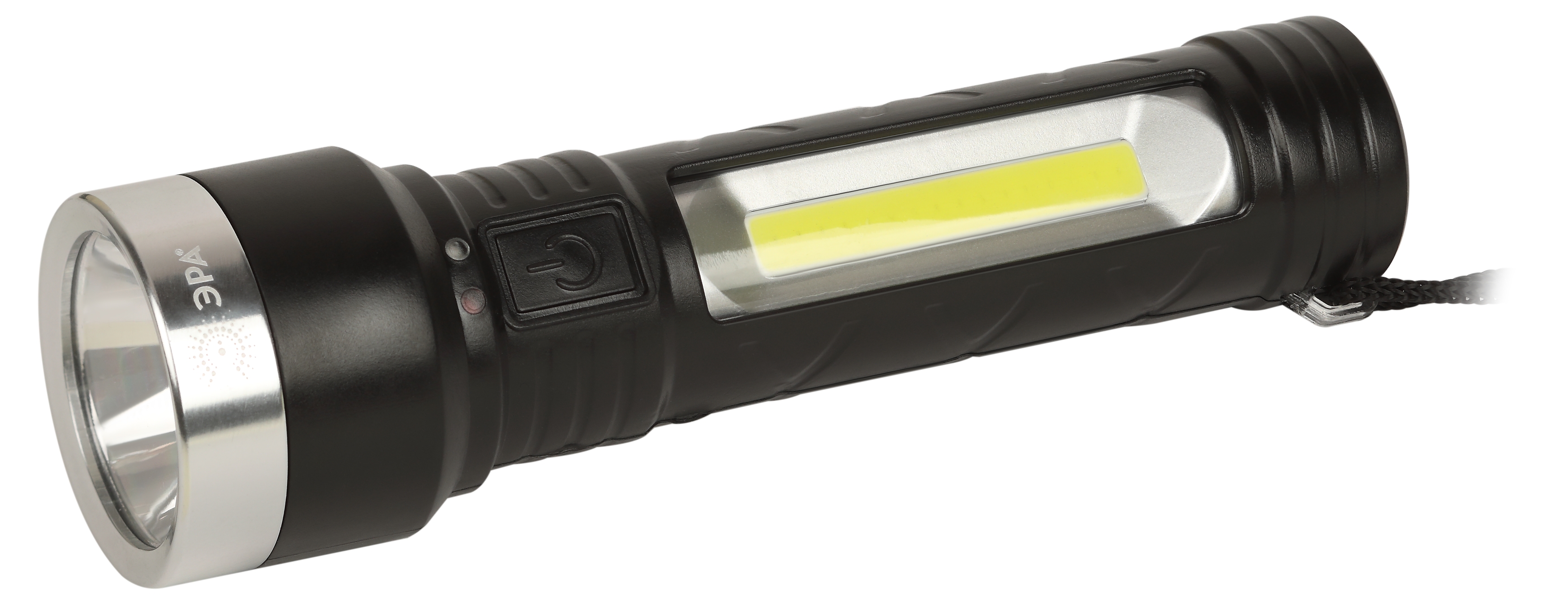 Фонарь ЭРА UA-501 аккумуляторный универсальный COB+LED боковой+фронтальный свет 5 Вт IP44 резина бли