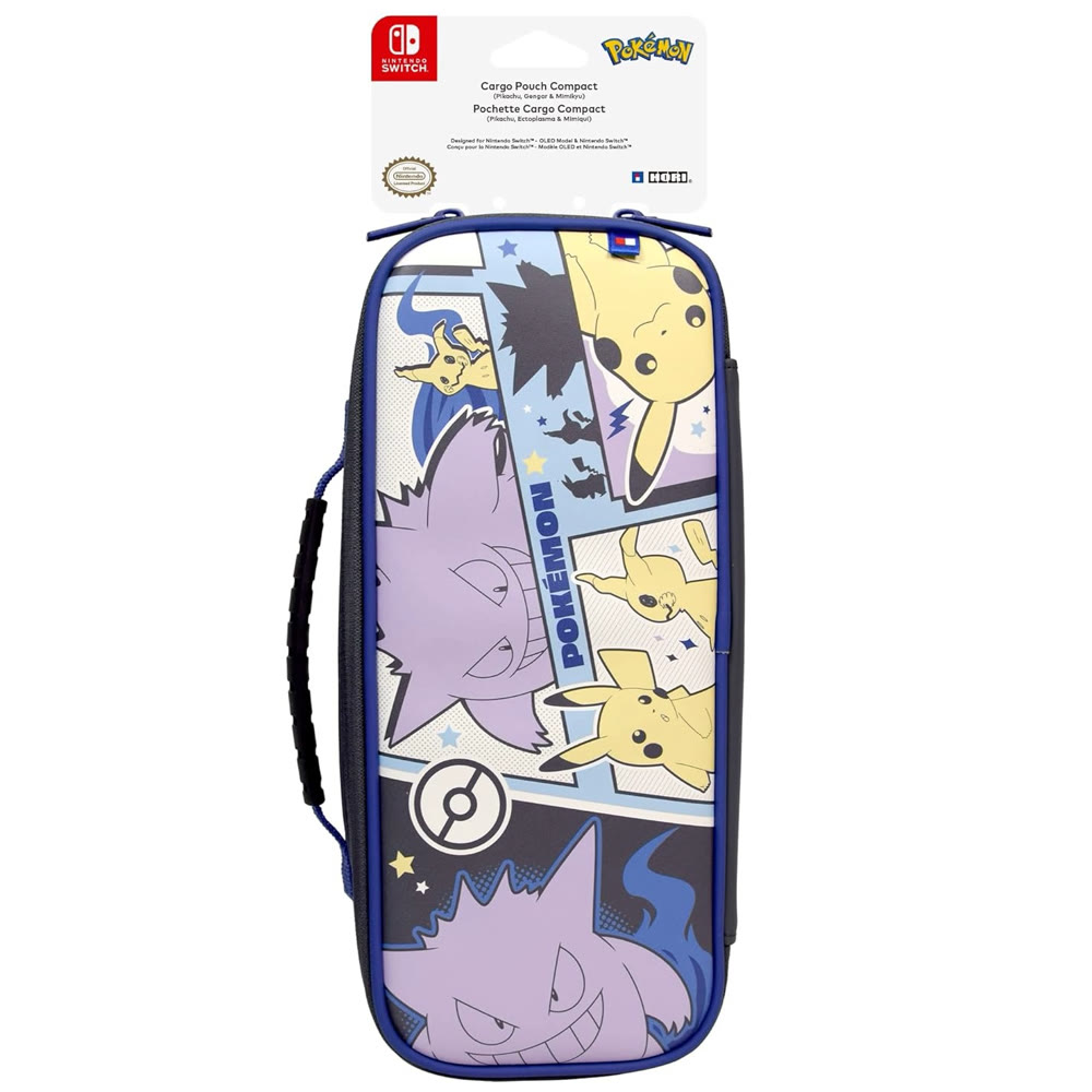 Чехол Nintendo Switch Cargo Pouch Compact - Pikachu, Gengar and Mimikyu - HORI