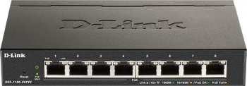 Коммутатор D-Link DGS-1100-08PLV2/A1A 8G настраиваемый