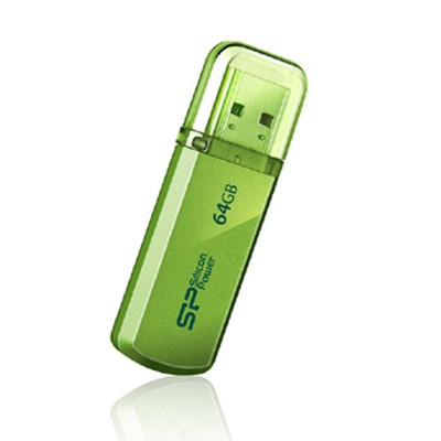 USB  64GB  Silicon Power  Helios 101  зелёный