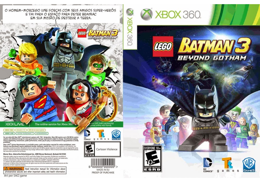 LEGO Batman 3: Beyond Gotham / Покидая Готэм [Xbox 360, русские субтитры]