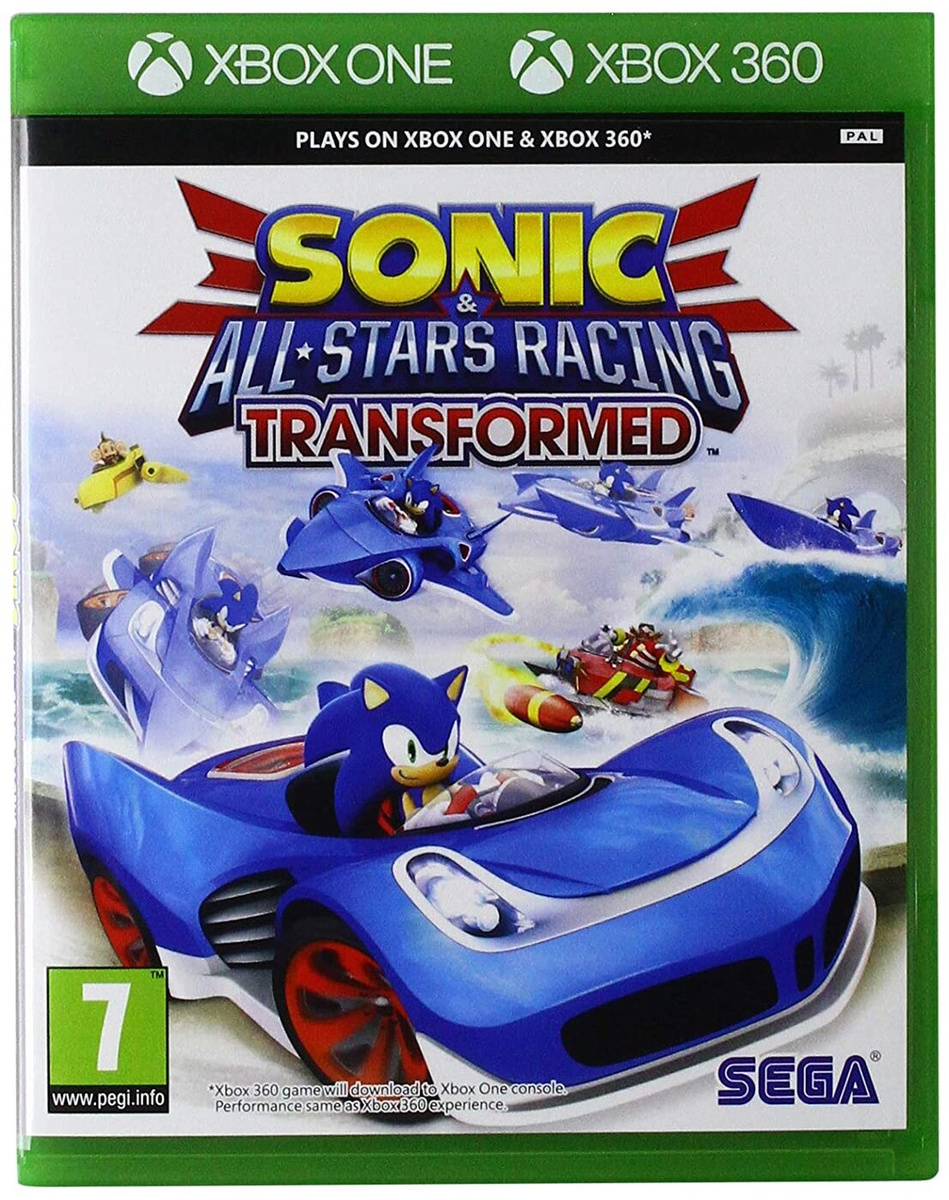 Sonic & All-Stars Racing Transformed [Xbox One - Xbox 360, английская версия]